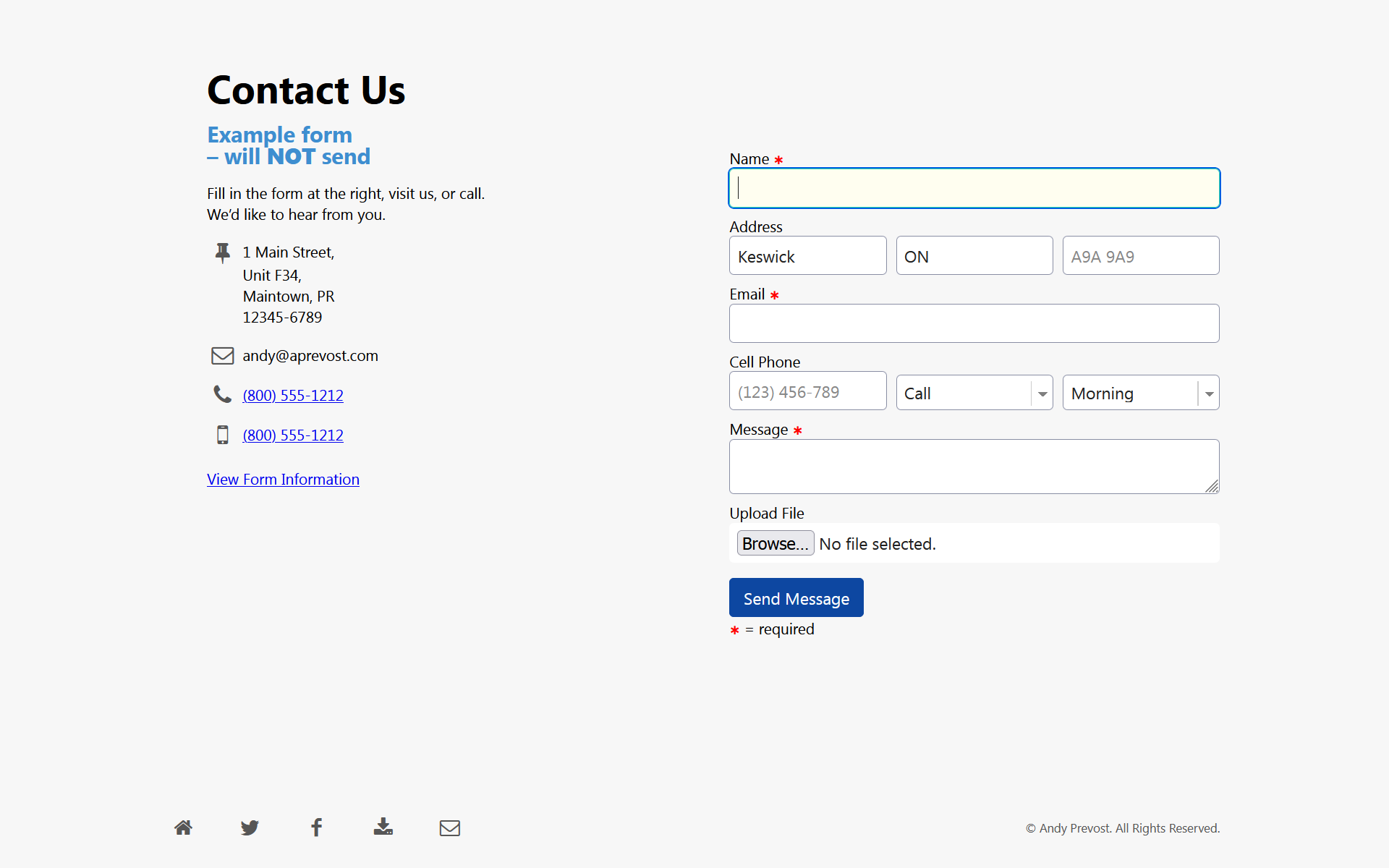 contact us